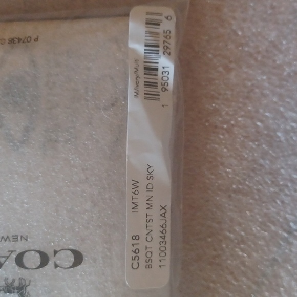 COACH  X Jean Michel Basquiat Mini Skinny ID Case NWT C5618 - Picture 8 of 8